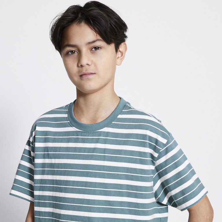Striped Tee "Wilson stripe" Green